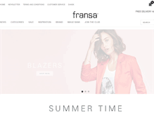 Tablet Screenshot of fransa.com